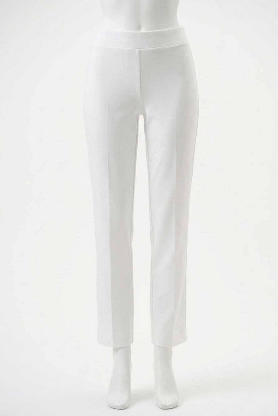 NEW JOSEPH RIBKOFF classic straight pant in white